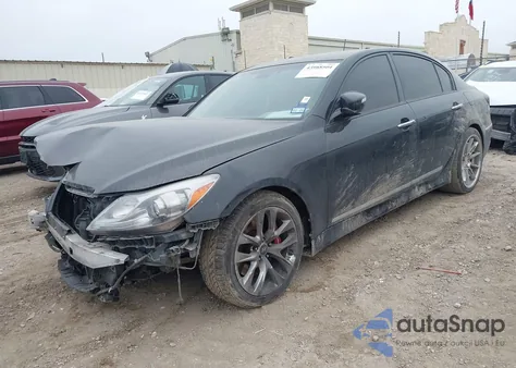 2013 Hyundai Genesis 5.0 R-Spec z USA, uszkodzony, nr VIN KMHGC4DH6DU237115